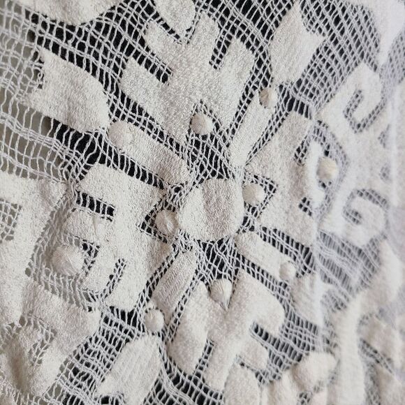 Madewell Sheer Cream Top   - Picture 4 of 7